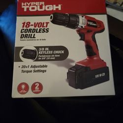 Hyper Tough 18 Volt Cordless Drill