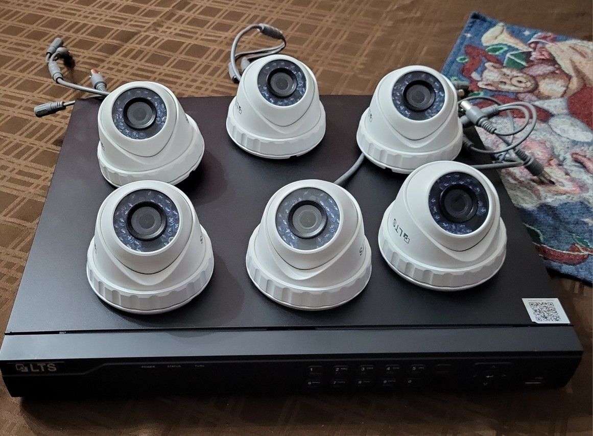 6 HD Cameras With DVR Recorder Hablo Espanol$SPECIAL DEAL‼️ Electronics & Media