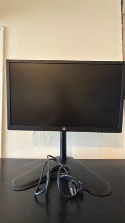 HP Computer Monitor with Stand and Power Cable