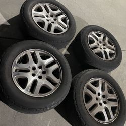 4 - 225/60r16 5x100 5x3.94 Stock Subaru Forester Crosstrek Outback TC Toyota Prius Impreza Wheels Rims Tires