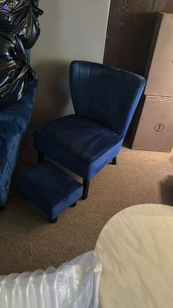 Chair And Foot Stool