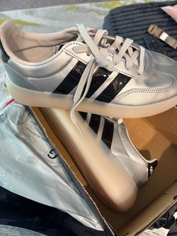 Adidas Silver Low-Top Sneakers