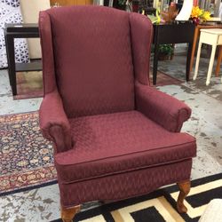 Maroon Wingback Chair For Sale 🪑 