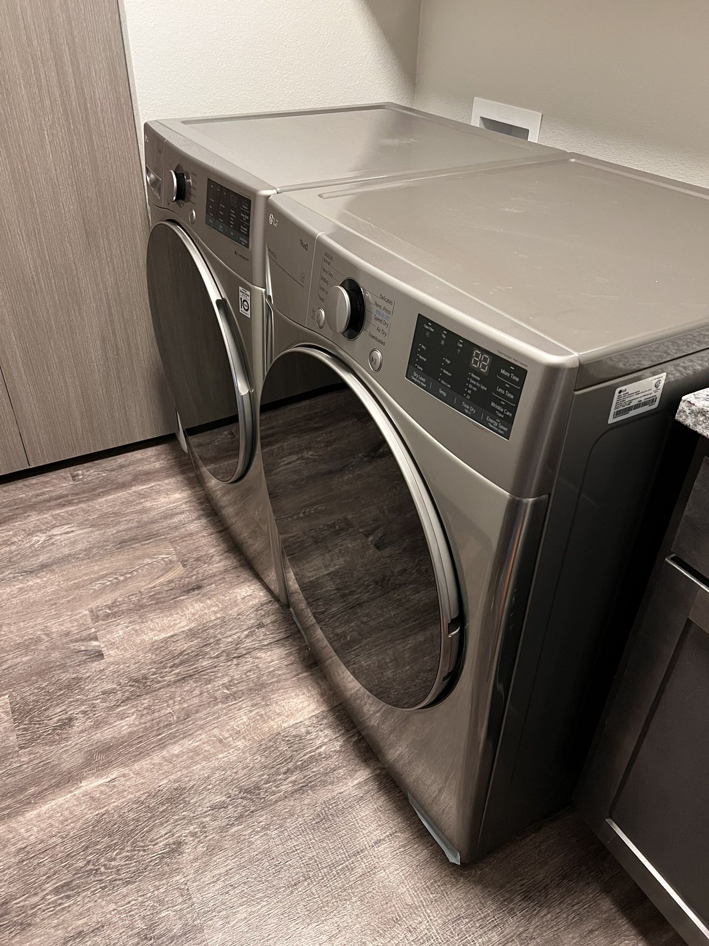 LG ThinQ Washer Dryer Set