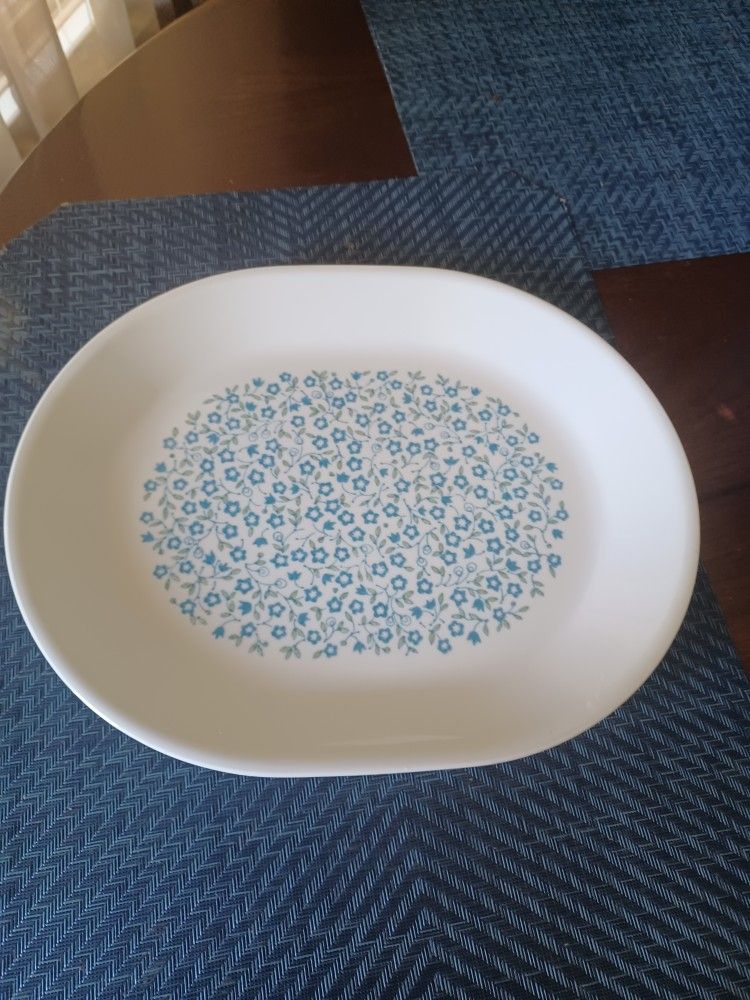 Corelle Blue Heather Serving Platter 