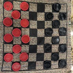 Large Checkers/Tic Tac Toe Game