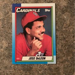 Jose DeLeon 1989 Baseball Card