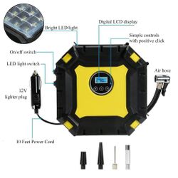 New automatic tire inflator with led