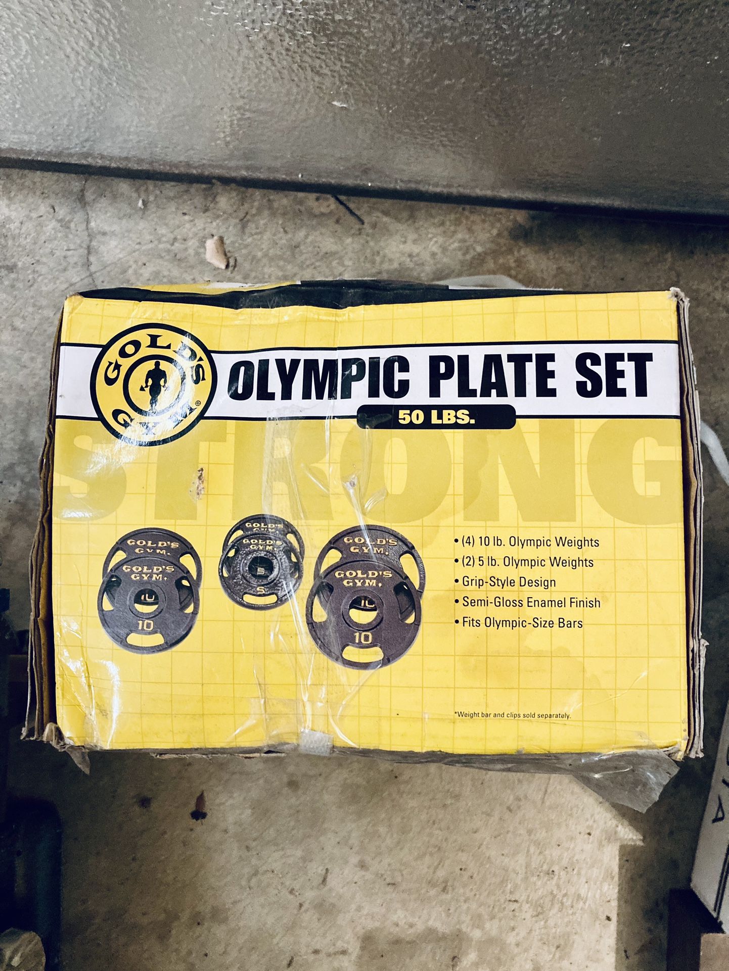 Gold’s Gym Olympic Plate Set 50 Lbs