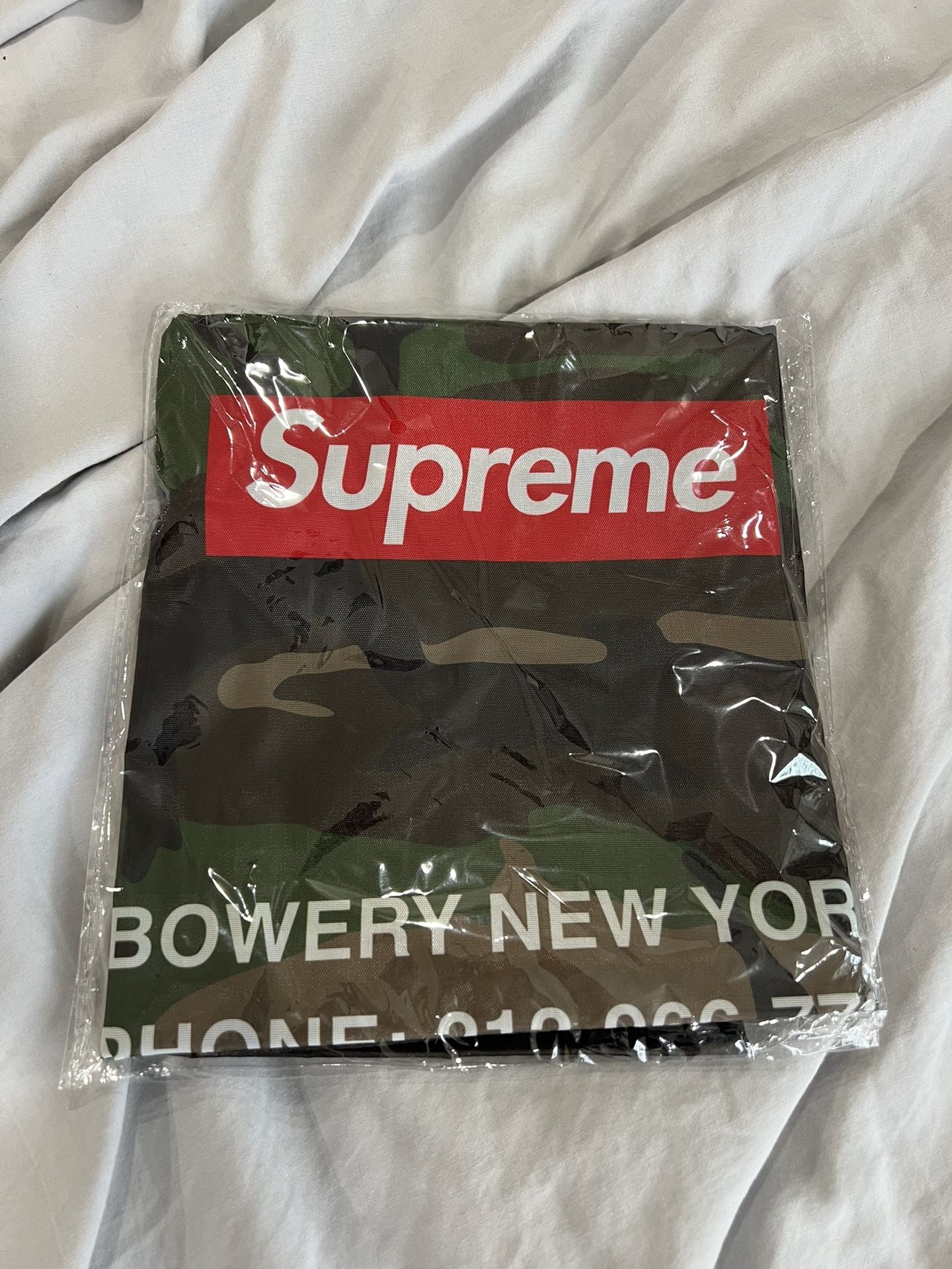 Supreme Camo Drawstring Laundry Bag
