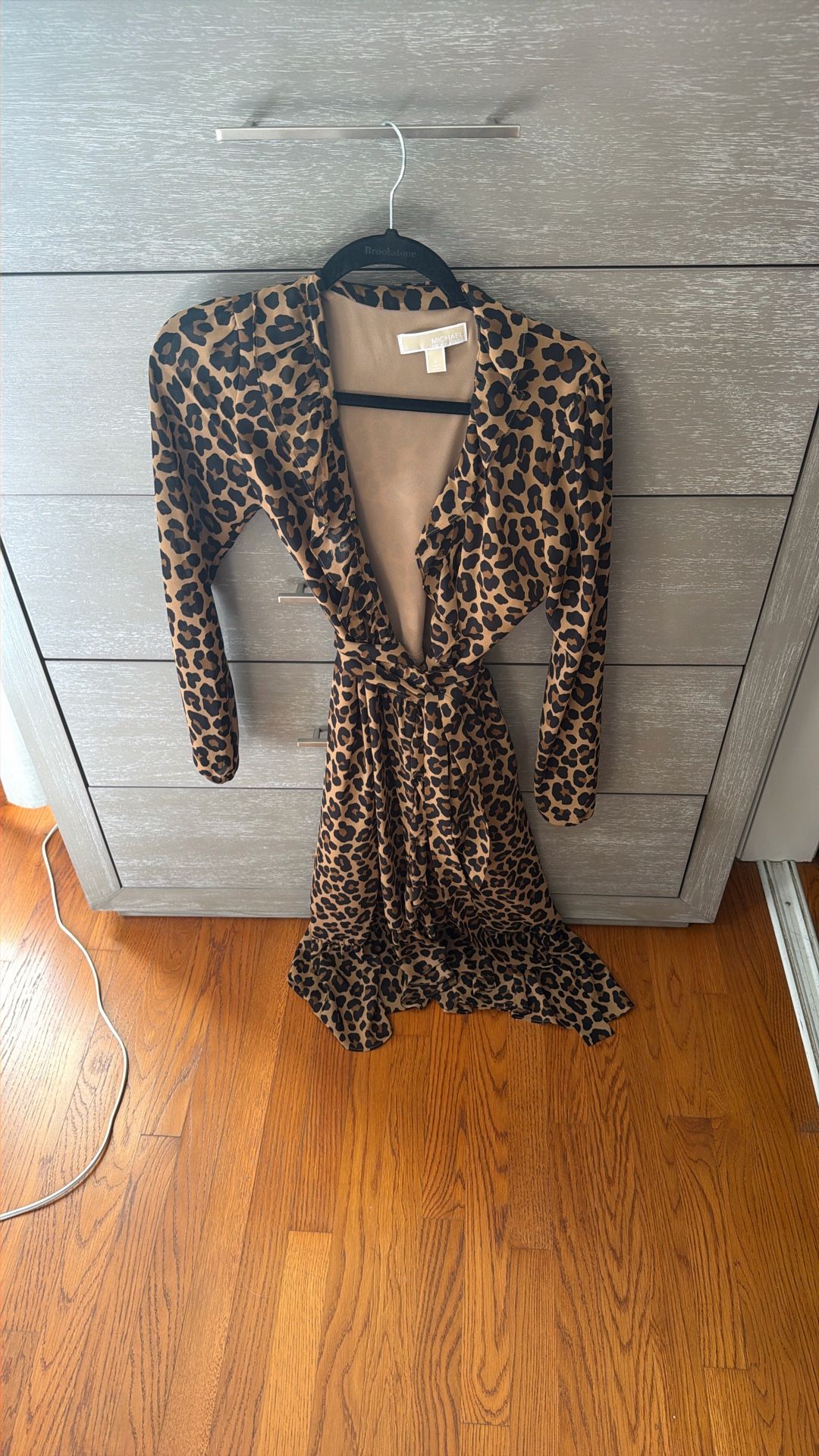 MK Cheetah Wrap Dress