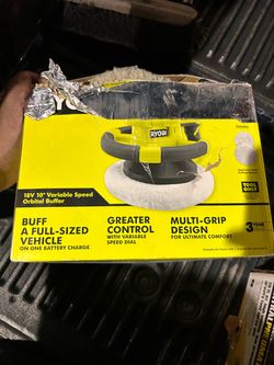 Ryobi 18V 10" Variable Speed Orbital Buffer
