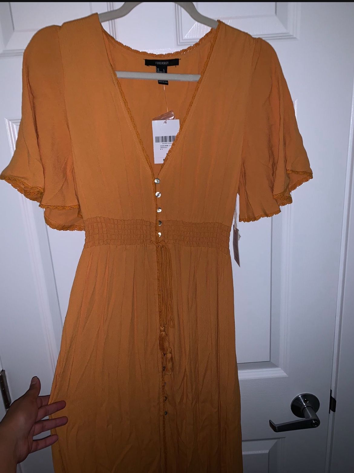 Marigold Yellow Dress w/ Slits