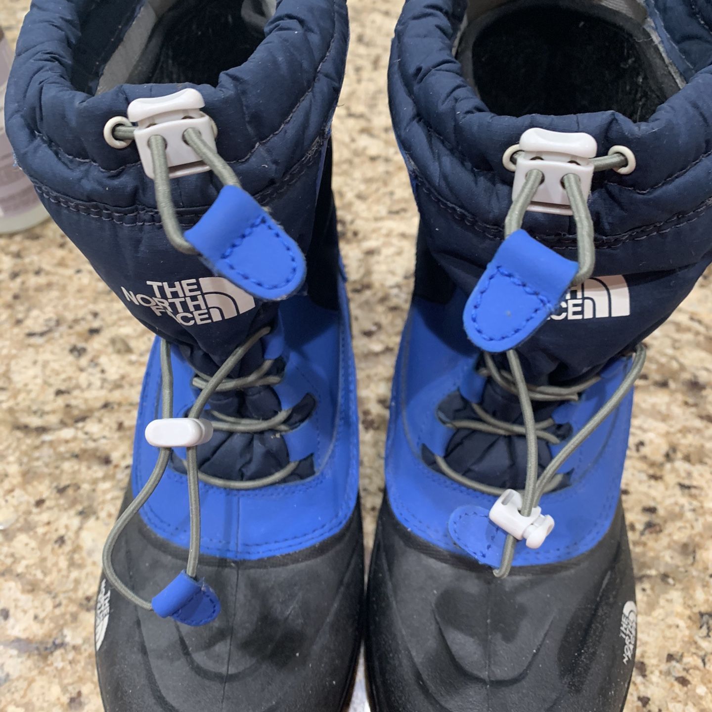 North Face Snow Boots - Blue & Black, Size 6