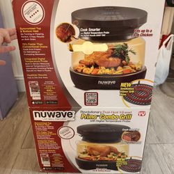 Nuwave Revolutionary Dual Heat Infrared Primo Combo Grill/ Air fryer 