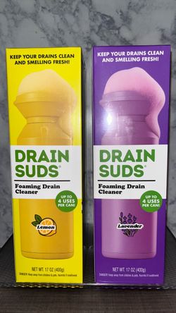 Brand NEW!!! 🚽   Drain Suds - Foaming Drain Cleaner - Lemon & Lavender(((PENDING PICK UP TODAY)))