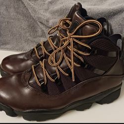 Nike Air Jordan - 2010 Holiday Collection Winterized 6 Rings Dark Cinder Brown Boots