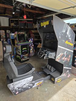 Batman Full Sit Down Arcade Racing Cabinet