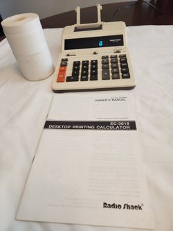 Radio Shack Calculator 