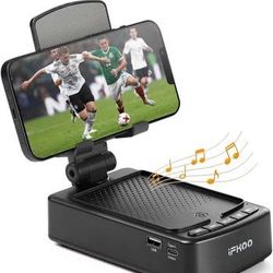 Brand new Gifts for Men Women, Phone Stand with Bluetooth Speaker BT5.3, Gifts for Him Dad Who have everything, Phone Holder with Wireless Speaker for