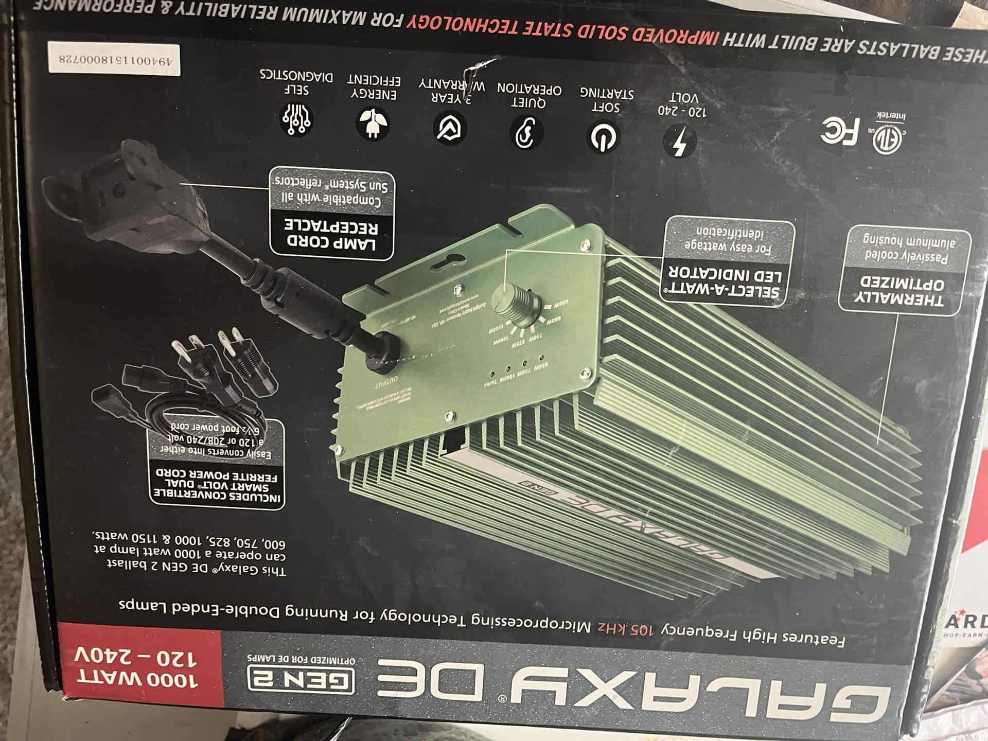 1000 Watt Ballast