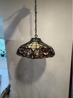 Stained Glass Chandelier