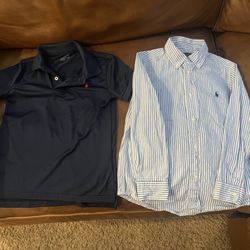 Ralph Lauren-Polo  Shirts Boys-Size 7