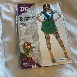 Poison Ivy Costume Size Medium