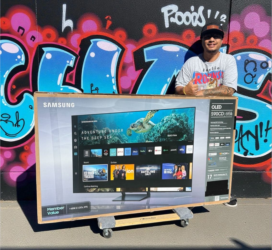 65 “ Samsung Smart 4K QD - OLED HDR 144HZ TV