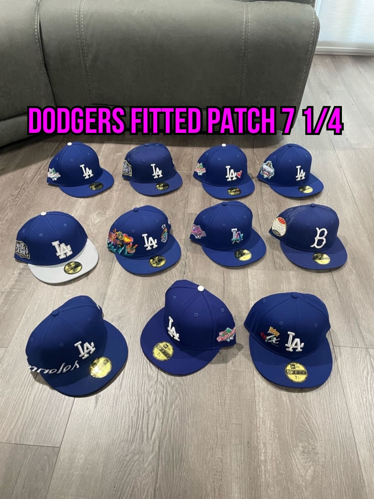 MLB New Era Patch UV 59fifty Fitted Hats Size 7 3/4 Many Teams To Choose  From for Sale in City Of Industry, CA - OfferUp