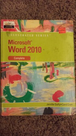 Microsoft Office Microsoft Word 2010 mtsac mt sac book