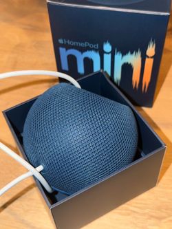 HomePod mini blue with box