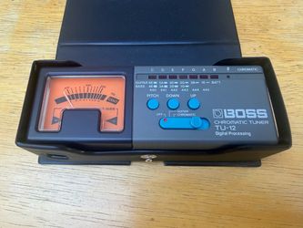 Boss TU-12 Chromatic Tuner With Case