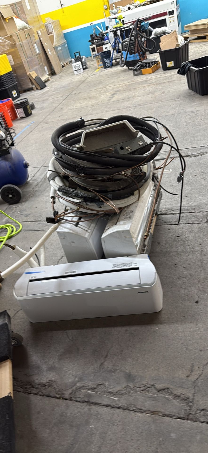 3 AC Unit Mini Split Heads + 2 AC Condensors