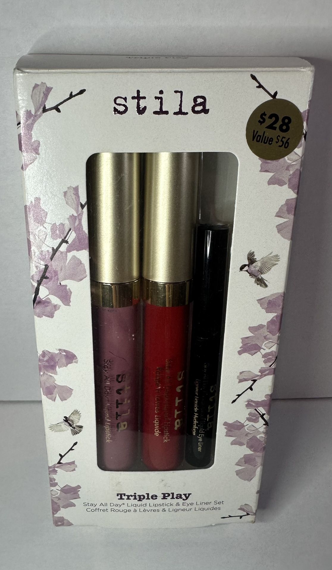 Stila Triple Play Liquid Lipstick & Eye Liner Set