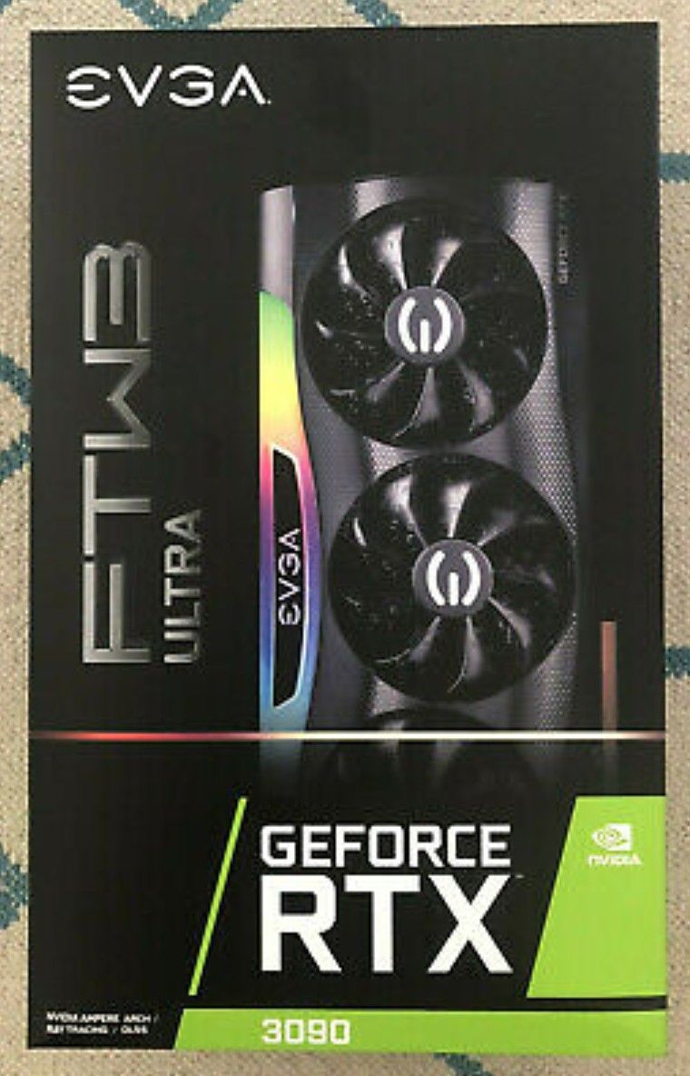 EVGA NVIDIA GeForce RTX 3090 FTW3 ULTRA 24GB GDDR6 Graphics Card\n\n