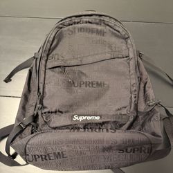Supreme SS19 Black Backpack