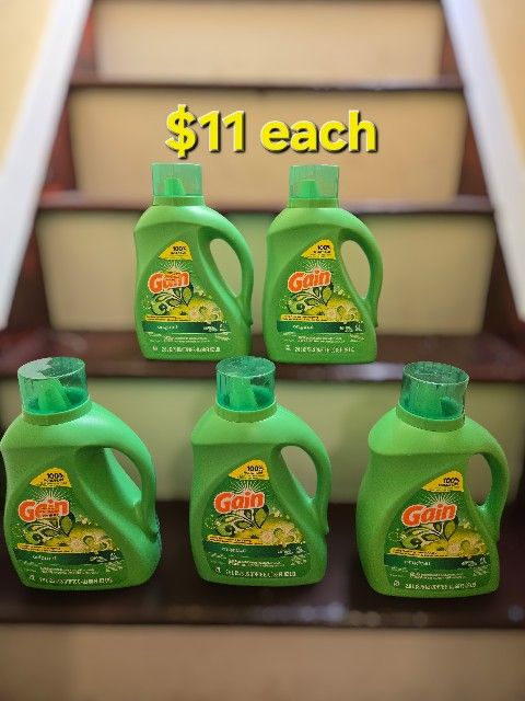 Gain Detergent ($11 Each)