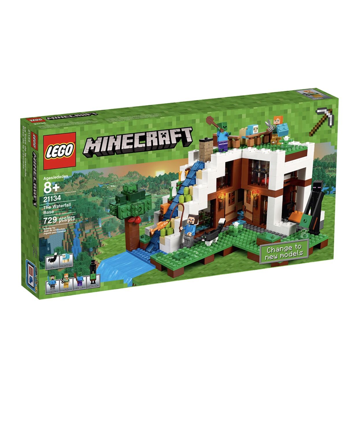 LEGO Minecraft waterfall base 21134