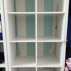 IKEA 8 Shelf Bookcase White