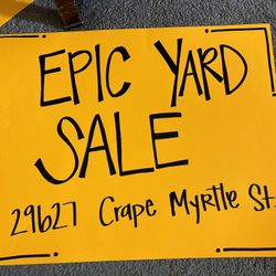 Epic Yard Sale