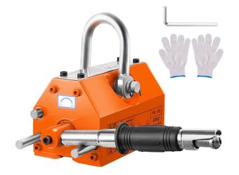 VEVOR Magnetic Lifter, 880 lbs/400 kg Pulling Capacity, 2.5 Safety Factor, Neodymium & Steel, Lifting Magnet with Release, Permanent Lift Magnets, Hea