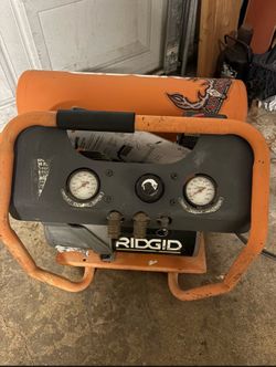 Rigid Air Compressor Model OF45150 Twin Stack 5 Gallon