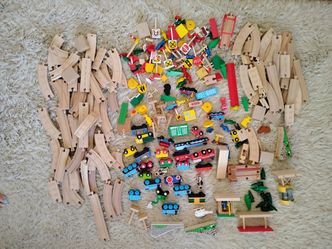 Thomas the train, wooden trains, tracks and accessories