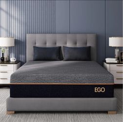 Brand new MLILY Ego Gray 12-Inch Gel Memory Foam Mattress.