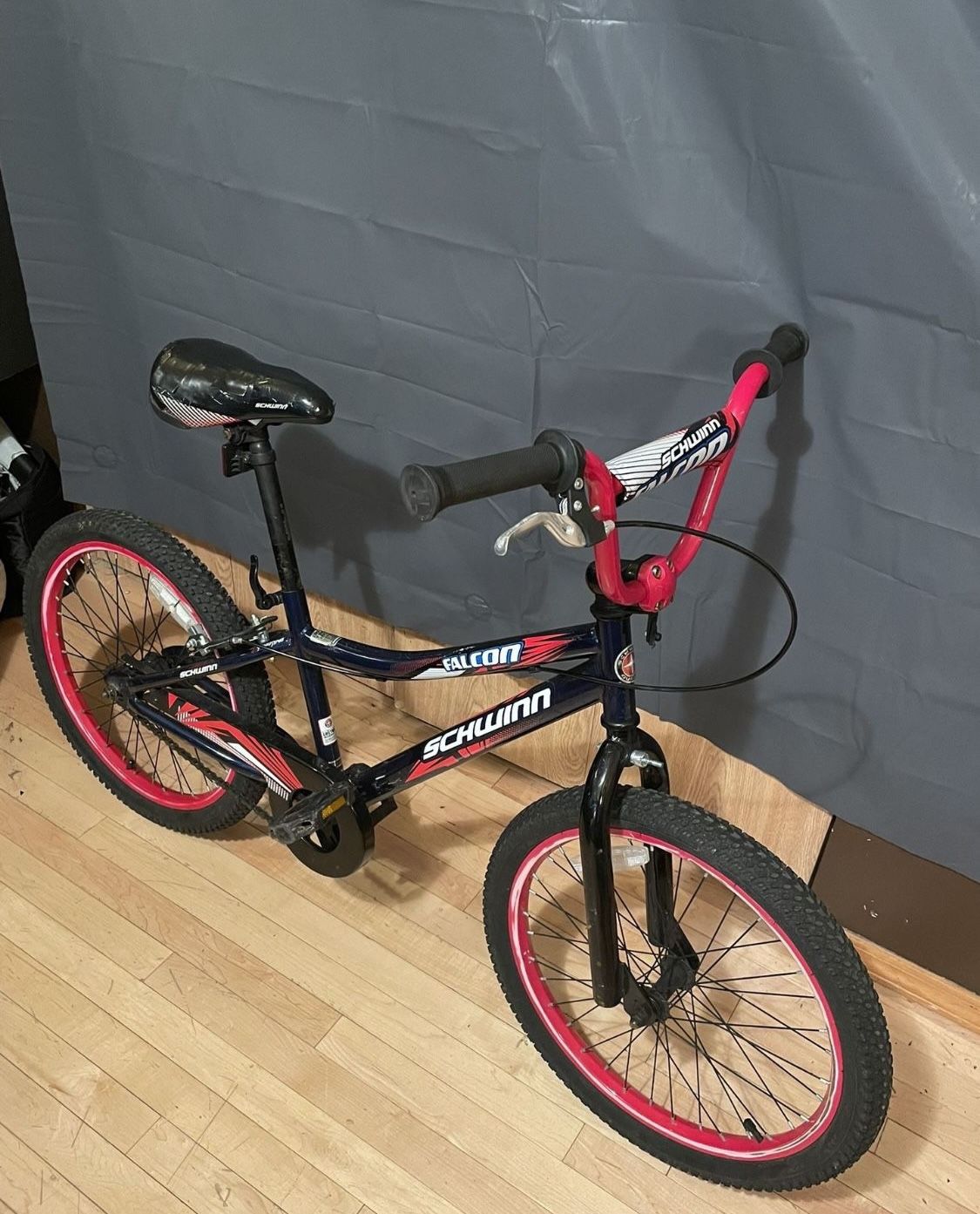 Schwinn Falcon 20 Inch Kids BMX Bike Bicycle — Red Black/Navy — Read!