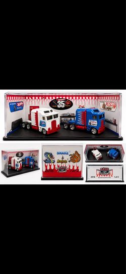 RARE 1 of 2 Snake & Mongoose Custom Hot Wheels Hauler Display Chris Stangler Customs