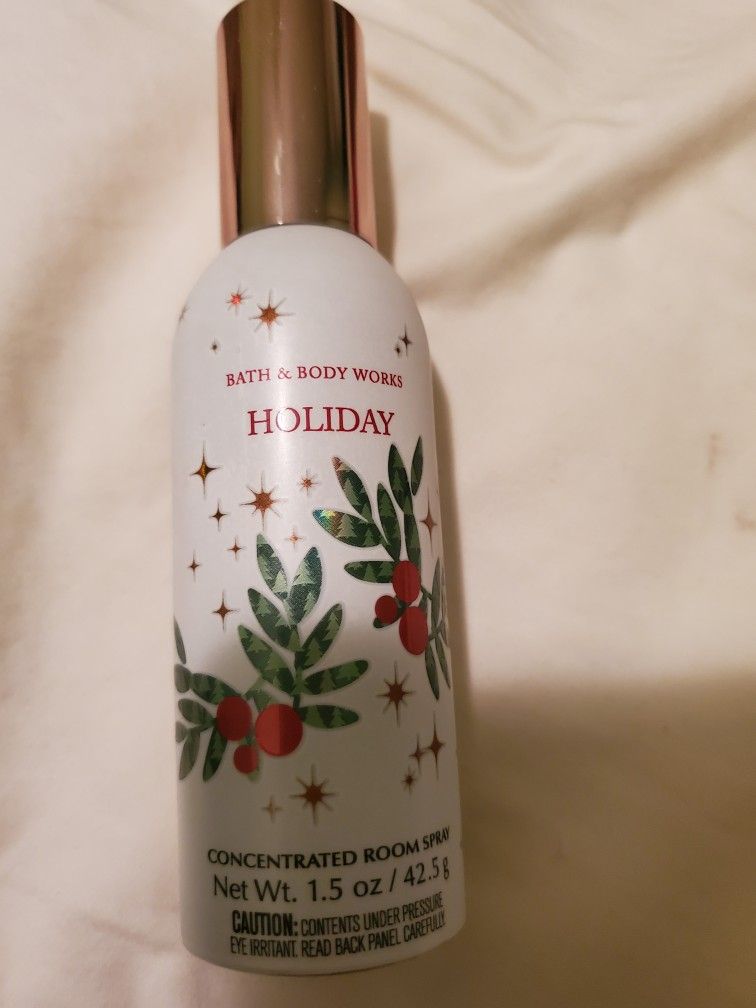 Bath and body works holiday concentrate room spray