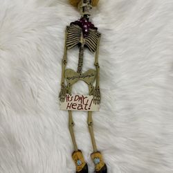 “It’s A Dry Heat Skeleton” Southwestern Hanging Decor Gallery Western Decor Art