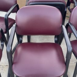 Hon Solutions Seating Sled Base Guest Chair, Burgundy